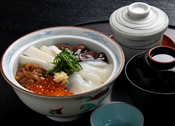 白いか三刀流丼